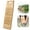 L, variant on Natural Bamboo Washboard for Laundry, Bamboo Hand Washing Board, Thickened Anti-slip Scrubbing Washboard for Small Washing Jobs, Hanging Design Washboard Practical Household Tool