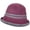Wine Red, variant on CoCopeaunts Women's Bucket Hat Double Stripe Wool Fisherman Hat Fashion Versatile Outdoor Fashion Roll-up Brim Warm Winter Hat