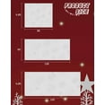 thumbnail image 6 of Garage Door Banner Cover 6 x 13 ft, Christmas Solid White Snowflakes Christmas Garage Door Decorations Holiday Christmas Backdrop Decor for Winter New Year Xmas Party, 6 of 6