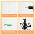 thumbnail image 4 of Metal Cat Wall Art Decor Iron Cat Friendship Wall Decoration Black Cat Wall Sculpture for Cats Lover for Minimalist Bedroom Living Room Kitchen Home Office Restaurant Shop 28.7x30cm, 4 of 9