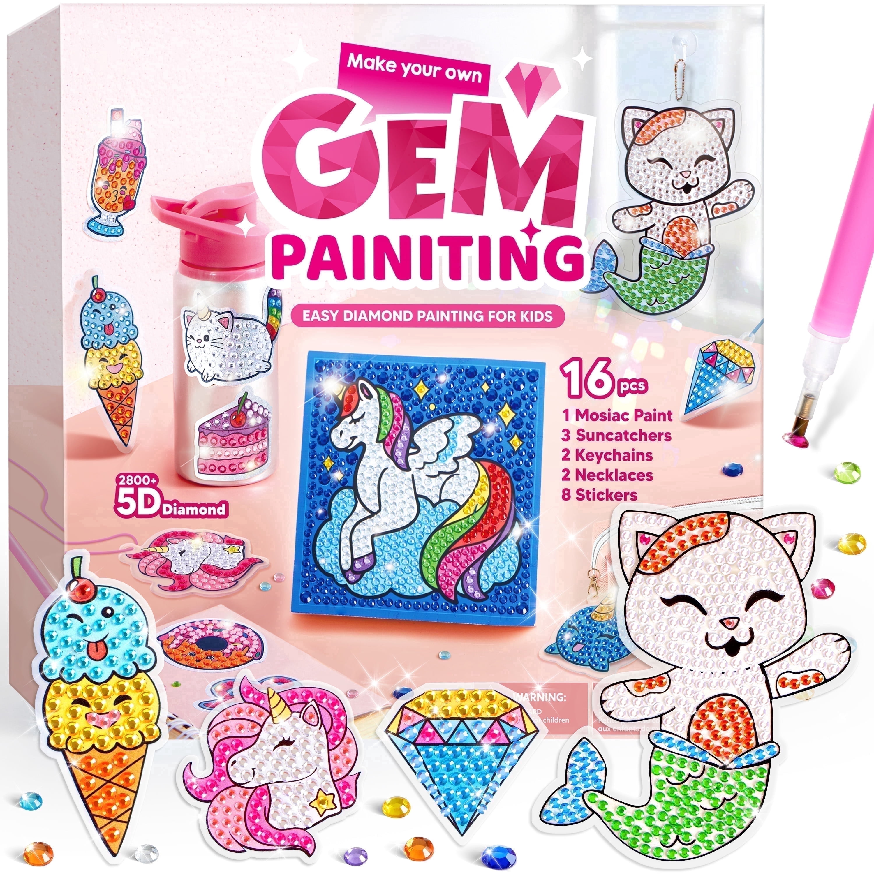 Joyfy 16 Projects 5D Gem Art Diamond Painting Kit