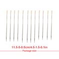 thumbnail image 4 of Hand Sewing Needles Automatic Threading Design Durable Elegant Needle-like Things Side-Hole Needlework Tools Handmade Embroidery Type 3, 4 of 8