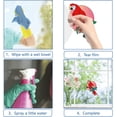 thumbnail image 5 of 8PCS 6.3 Inch Animal Window Decals Static Bird Cat Squirrel Eagle Glass Sliding Door Sticker Clings Waterproof Vinyl Film Bedroom Bathroom Decals for Prevent Stop Birds Dogs Pets Strikes Colorful, 5 of 9