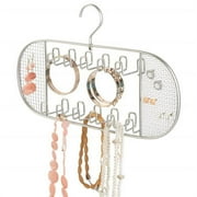 InterDesign 26815 13.56 x 8.75 in. Satin Axis Jewelry Hanger