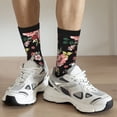 thumbnail image 6 of Vsdgher Rose Flowers Crew Socks for Men & Women, Breathable Casual Athletic Ankle Socks, 6 of 6