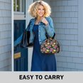 thumbnail image 6 of Pioneer Flower Floral Print Pattern Drawstring Lunch Bag Women - Drawstring Lunch Bag Insulated for Work Office - Stain-Resistant Large Lunchbags for Women with Multi-Pockets, 6 of 6