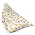 thumbnail image 2 of Fruit Lounger Chair Bag, Abstract Geometrical Passion Fruit Silhouettes on a Plain Background, High Capacity Storage with Handle Container, Lounger Size, Yellow White and Indigo, by Ambesonne, 2 of 5