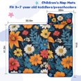 thumbnail image 5 of Pioneer Flower Floral Print Pattern Toddler Nap Mats for Kids Preschool,Sleeping Mat Bag or Kids,Toddler Sleeping Bag,Toddler Nap Mat or Daycare, 5 of 6