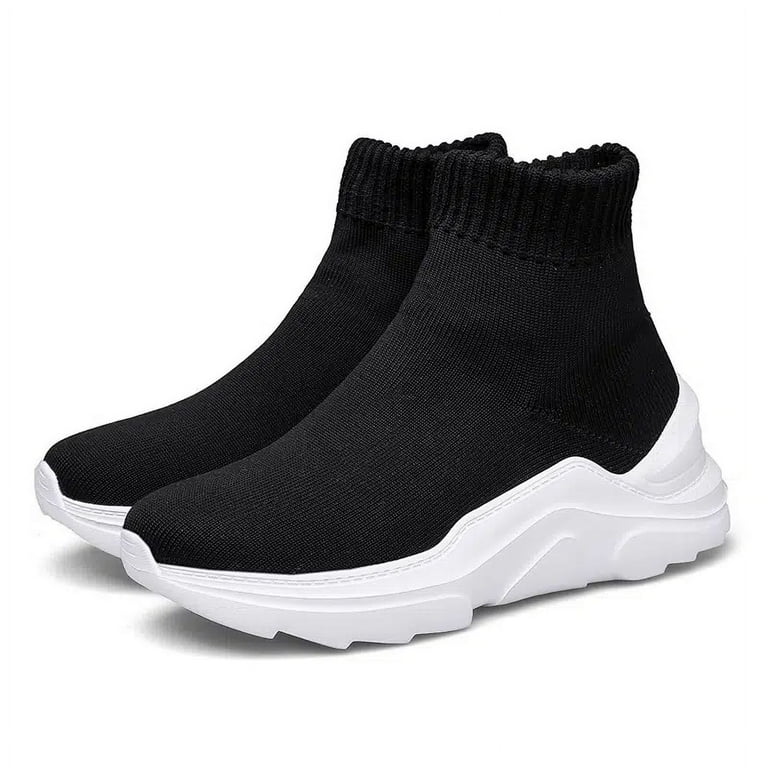 Fashion Knitting High Top Sports Sock Shoes Breathable Thick Bottom Walking Hiking Running Jogging Sneakers Women‘s Footwear Fashion Knitting High Top Sports Sock Shoes Breathable Thick Bottom Walking Hiking Running Jogging Sneakers Women‘s Footwear