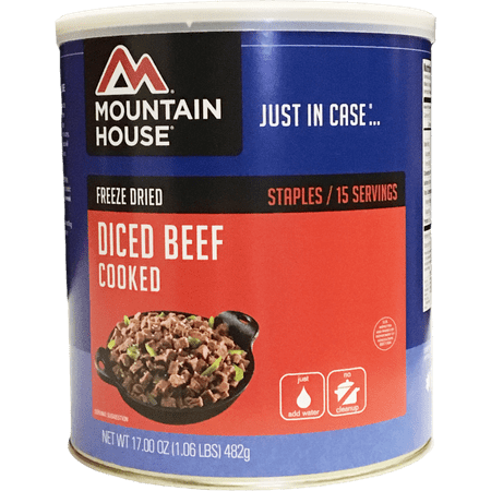 Mountain House Diced Beef #10 Can