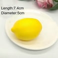 thumbnail image 1 of YLLSF 1x Small Lemons Decorative Realistic Fruit Bowl Home Kitchen, 1 of 7
