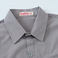 thumbnail image 6 of Kids' Quick Dry Collared School Top Long Sleeve Class Polo Shirt PE Clothing, 6 of 8