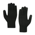 thumbnail image 2 of Yanyanz Winter Gloves,Winter Warm Gloves for Women Upgraded Touchscreen Gloves Knit Gloves with Soft Fleece for Cold Weather Thermal Gloves Women Gloves for Cold Weather Clearance Black One Size, 2 of 8