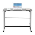 thumbnail image 2 of Youmumeub Foldable Desk for Small Spaces, 40-Inch Compact Computer Writing Desk, Multi-Use Folding Table for Bedroom, Living Room & Study, Black, 2 of 11