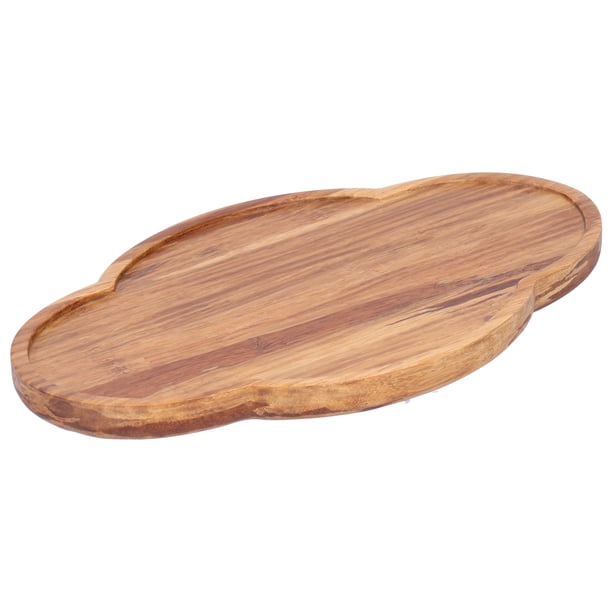 Bandeja De Té, Bandeja De Té De Bambú, Protección Del Medio Ambiente Esquinas Redondeadas Bandeja De Servicio De Bambú, Diseño Simple Coloque Refrigerios Para Colocar Platos ANGGREK Otros