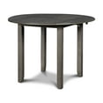 thumbnail image 3 of New Classic Gia 3 Piece Contemporary Rubberwood Dining Table Set, Gray, 3 of 10