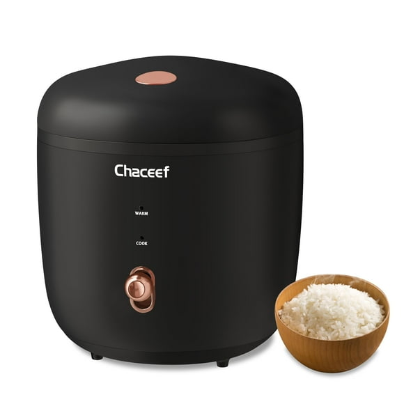 Hervidor de arroz CHACEEF Mini, 1,2 L, 2 tazas, sin cocinar con vaporizador