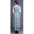 thumbnail image 4 of Bimba Kurti Droit en Rayonne pour Femmes Robe Longue Indienne Imprimée, 4 of 6