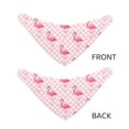 thumbnail image 3 of Easygdp Cute Flamingo with Heart Premium Dog Bandanas Triangle Scarf, Suitable for Small, Medium, and Large Dogs, Dog Pet Apparel.-Medium, 3 of 5