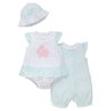 Little Me Baby Girls 2 Pack Romper with Hat 24 M