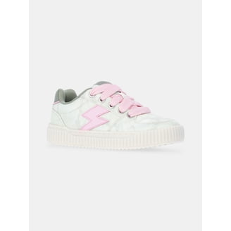 Justice Little Girl & Big Girl Platform Court Sneakers - Walmart.com