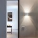 thumbnail image 5 of Aplique de pared moderno LED lámpara de pared impermeable de aluminio con haz interior al aire libre para baño dormitorio pasillo, 5 of 5