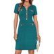 thumbnail image 1 of Vestido GRACE KARIN para mujer 2025, verano, cuello en V, manga corta, 1 of 6