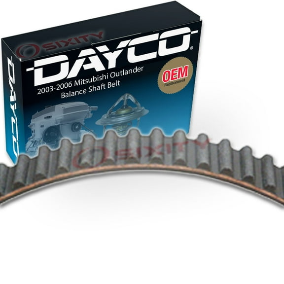 Dayco Balance Shaft Belt compatible with Mitsubishi Outlander 2.4L L4 2003-2006