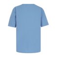 thumbnail image 4 of Birdeem Men Tops Short Sleeve V-neck Tops Working Uniform Solid Color With Pockets Blouse, 4 of 8