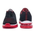 thumbnail image 6 of Men's Running Tennis Shoes Fashion Sneakers Comfortable Walking Sports Gym Non Slip Shoes Red Size 10.5, 6 of 7