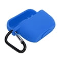 thumbnail image 5 of Funda protectora de silicona para auriculares IOS Pro/III, funda de carga para auriculares Bluetooth, color azul, 5 of 5