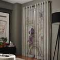 thumbnail image 3 of Vintage Paris Tower Butterfly Room Curtains Window Curtains Bathroom Kitchen Decor Print Kids Room Curtain Win, 3 of 5