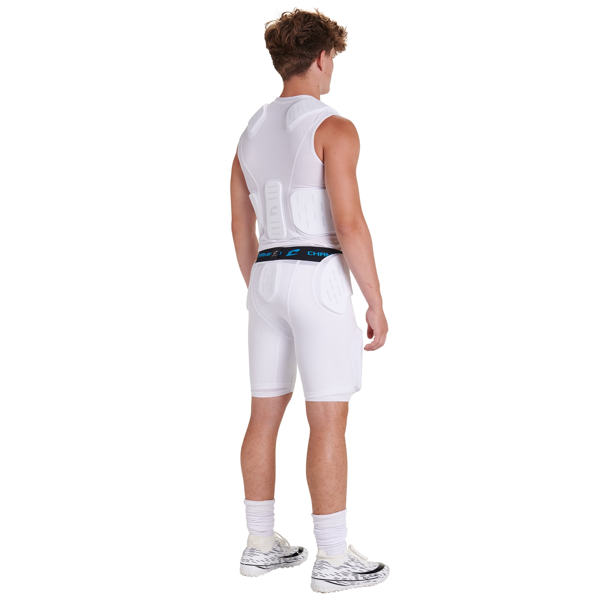 Champro Formation 5-Pad Girdle, Adult, 2X-Large, White