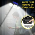 thumbnail image 6 of Solar Lights Outdoor W/ Motion Sensor & 3 Adjustable Heads, IP65 Waterproof, Solar Flood Light Solar Spotlight for Outdoor Yard Garden Illumination Security, 6 of 10
