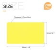 thumbnail image 2 of 200 Pack Blank Cards 30mil ID Cards Plastic Cards Yellow, 2 of 6