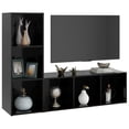 thumbnail image 3 of vidaXL 2x TV Cabinet Chipboard Unit Entertainment Center Multi Colors/Sizes, 3 of 3