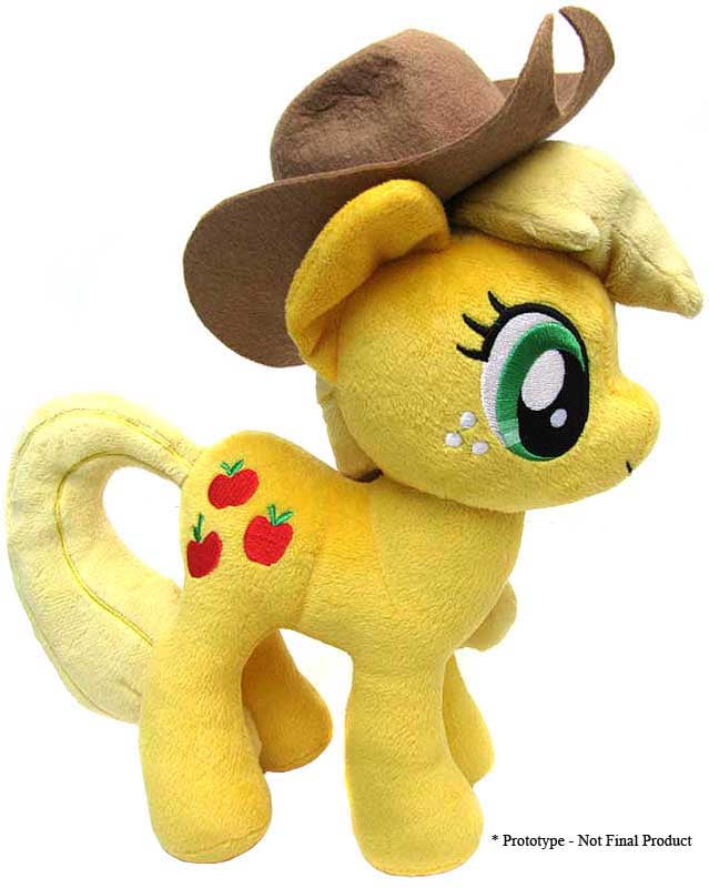 my little pony friendship is magic applejack cuddly plush