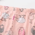 thumbnail image 3 of Homgro Women's Cute Capri Pajama Set Cotton Blend Cartton Pajamas Plus Size Comfy Short Sleeve Lightweight Pjs Patterned4 XX-Large, 3 of 4