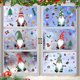 thumbnail image 3 of 1 Juego de pegatinas navideñas para ventana, gnomo enano sin rostro para pegatinas de muñecas, pegatinas para puerta, pared y ventana, calcomanías para fiesta en casa, 3 of 5