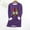 #227-Purple, variant on Wowcloth Women's Thermal Shirt with Christmas Print, Fleece Lined for Warmth, Long Sleeve Round Neck Fitted Design for Autumn Winter and Daily Wear