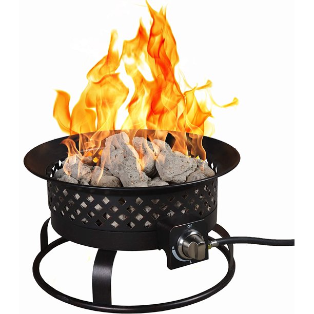 Bond Manufacturing 67836 54 000 Btu Aurora Camping Backyard Tailgating Hunting And Patio Locking Lid Carry Handle Portable Steel Propane Gas Fire Pit Outdoor Firebowl 18 5 Bronze Walmart Com Walmart Com