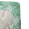 thumbnail image 3 of Ambesonne Green Fitted & Top Sheet Set with Shams, Floral Pattern with Beryl, Green, 3 of 4