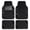 Black, variant on Car-Grand Bling Rhinestone Diamond car floor mats shining carpet sparkly glitter crytal with anti-slip heel waterproof universal fit cute girl women 4pcs Black silver