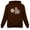 Brown, variant on Eat Sleep Soccer Repeat Tstars Hoodie - Sporty Women's Soccer Apparel - Perfect Birthday Gift for Soccer Moms and Fans - Casual Sports Hoodie for Soccer Lovers