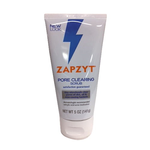Zapzyt Pore Clearing Scrub Acne Medication, Cleanser 5 Oz, 3 Pack