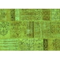 thumbnail image 1 of Ahgly Company Indoor Rectangle Patchwork Green Transitional Area Rugs, 2' x 3', 1 of 1