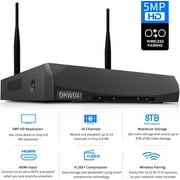 OHWOAI 10 Channel 3K 5.0MP 1536P Network Video Recorder NVR Recorders with Built in WiFi Recorder