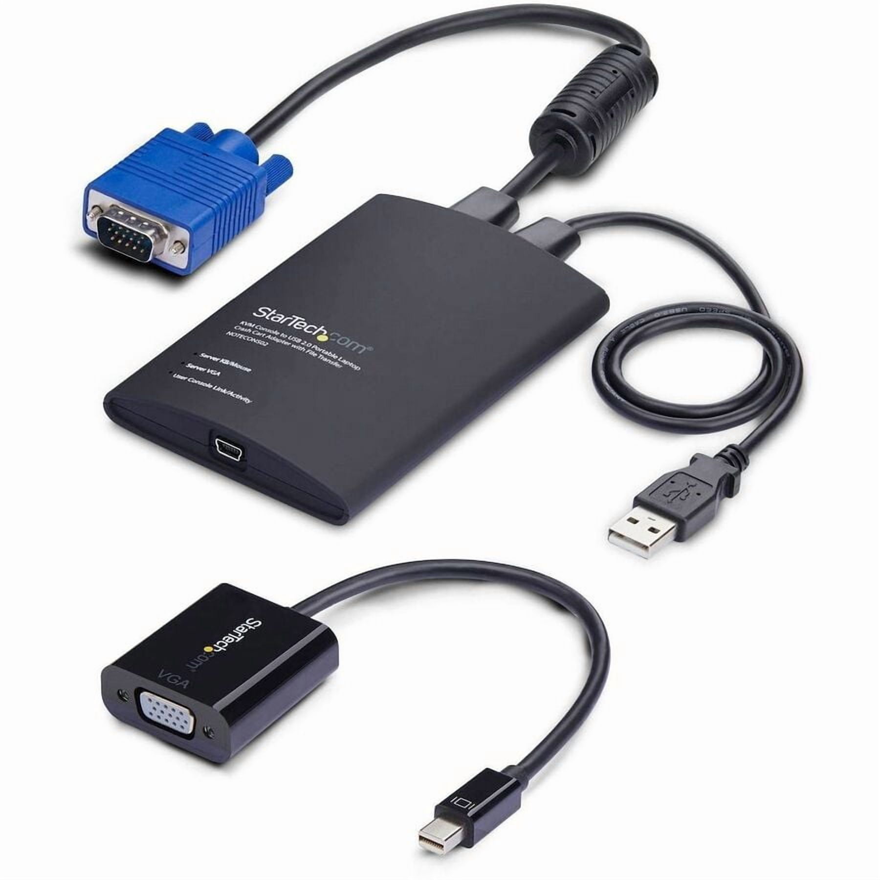 StarTech.com USB Crash Cart Adapter - File Transfer & Video