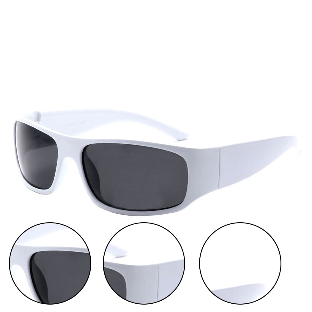 Epic Eyewear Sporty Wrap Around Sunglasses Blizzard White Walmart