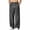 Black, variant on Mens Joggers Casual Loose Drawstring Elastic Waist Wide Leg Pants Outdoor Sport Cropped Pants with Pockets